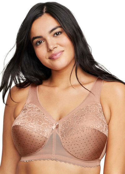Glamorise ondersteunende bh met kant 
