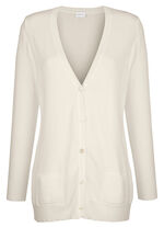 Cardigan met modaal NATUR