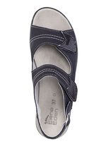 ELENA EDEN, comfortabele damessandalen, breedte G, met uitneembaar voetbed DUNKELBLAU