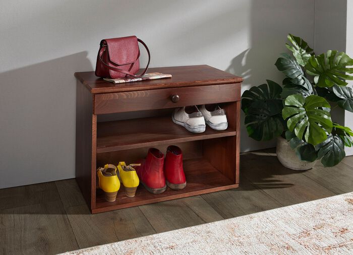 Schoenenrek met lade 