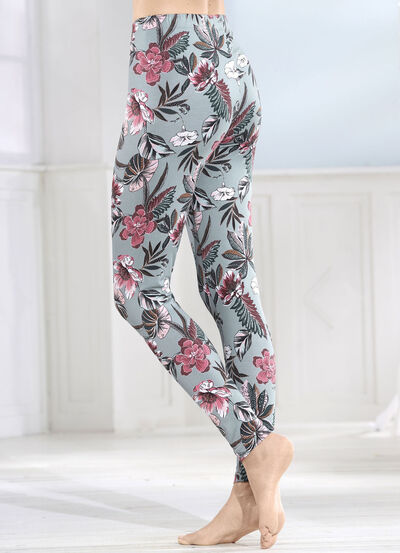 Laurina two-pack leggings met comfortabele elastische tailleband 