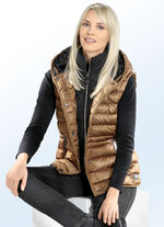 Vest met capuchon 