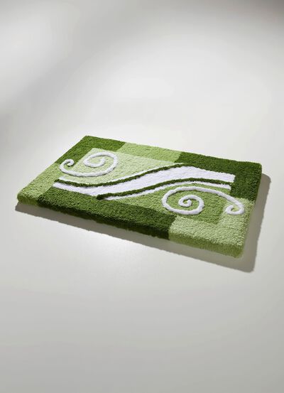 Badmat met antislip gecoate achterkant 