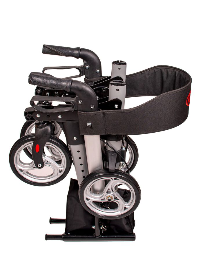 Aluminium rollator met hoogwaardige uitrusting 