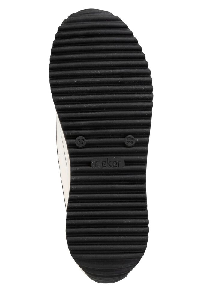 Rieker veterlaarsje in luipaardprint of denimstijl 