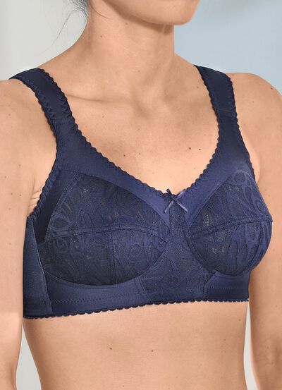BH met gevoerde elastische kant 