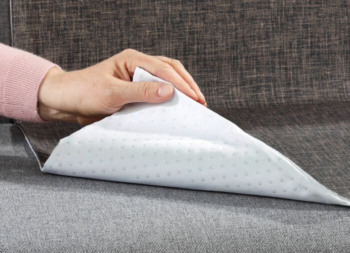 Woonaccessoires van 100% katoen, onderkant 100% scheerwol GROEN