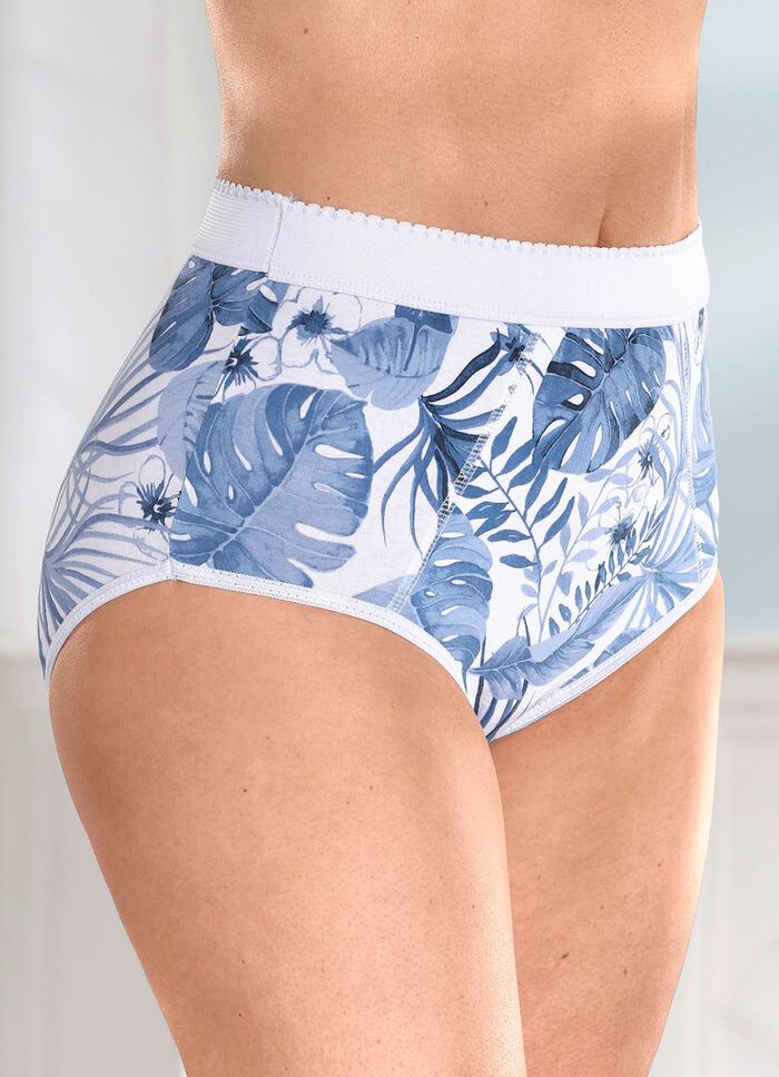 Set van vier corrigerende slips met buikversteviging 