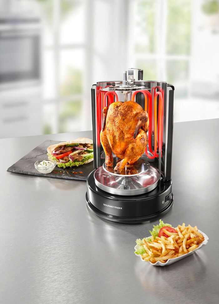 Multigrill voor maximaal 4 kg vlees 