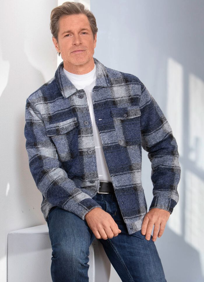 Overhemdjasje met knoopsluiting 