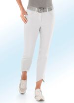 7/8-broek met interessante franjes aan de randen 