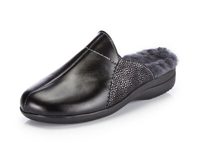 ELENA EDEN pantoffels van kalfsnappaleer 