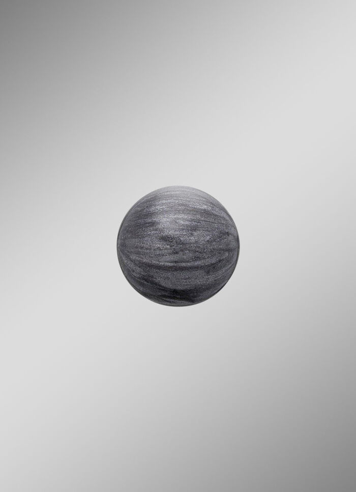 Klankbal in parelgrijs 