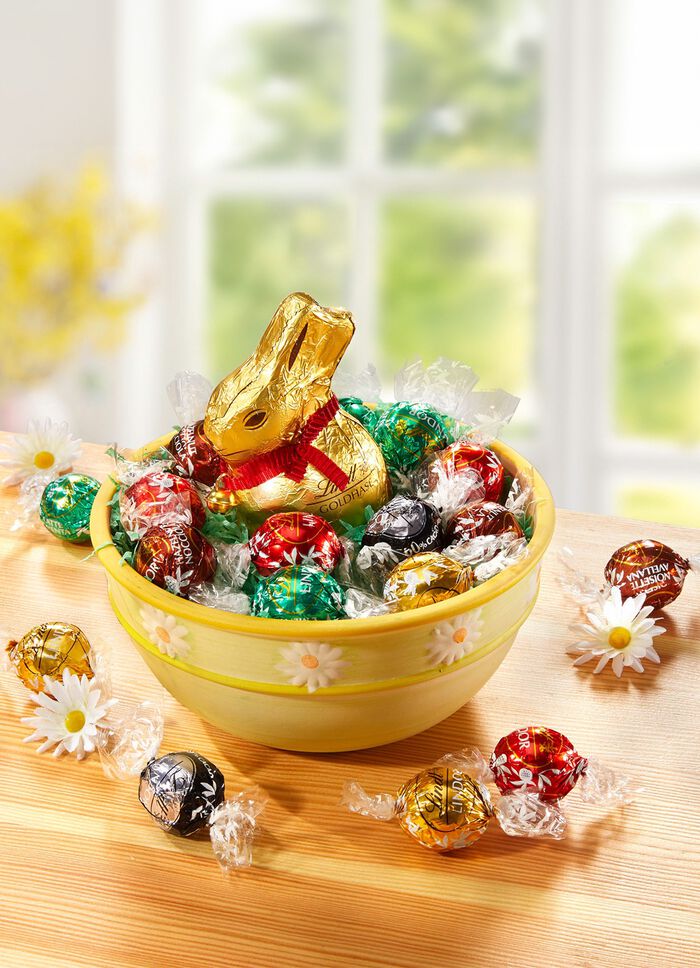 Keramische kom met Lindt-vulling 