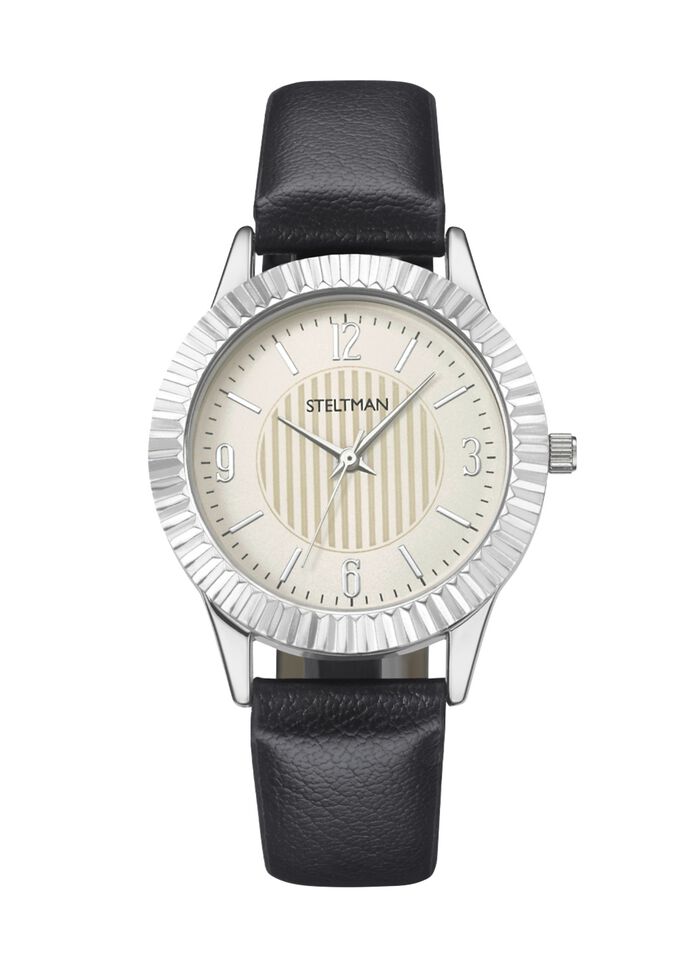 Quartz dameshorloge met 3 verwisselbare bezels 