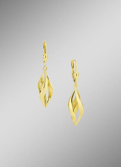 Opengewerkte gouden oorbellen 