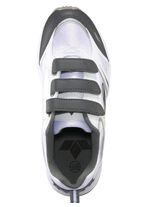 Sneakers met klittenband in een sportief design WIT-GRIJS