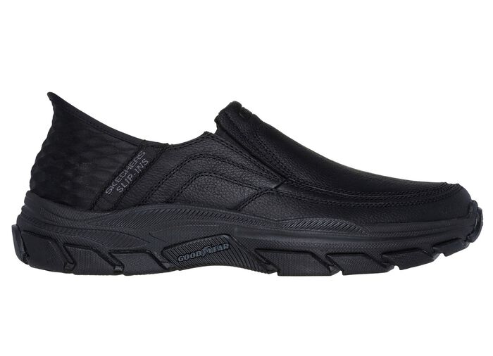 SKECHERS, comfortabele herenpantoffels, met voorgevormde instaphak 