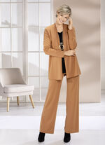 Shirtjasje in een sluitingloze uitvoering in 4 kleuren 