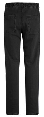 Pull-on jeans in 3 kleuren ZWART