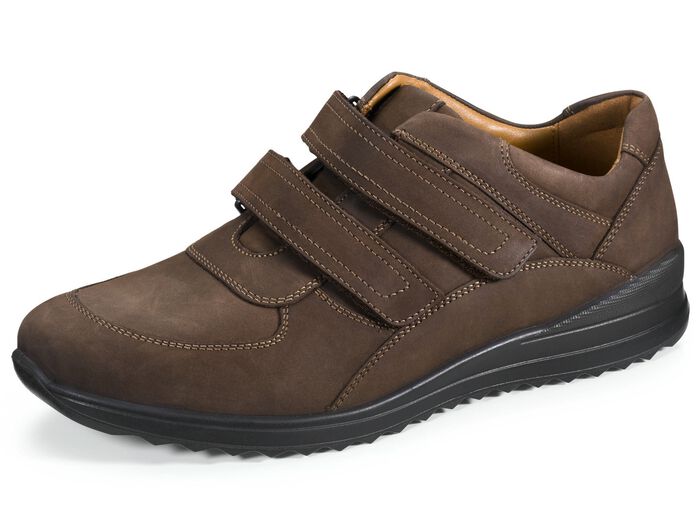 Pantoffels in extra brede K CHOCOLADEBRUIN