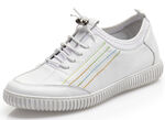 Gemini sneakers met elastisch textielmateriaal WIT