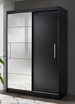 Verfijnde schuifdeurkast met spiegelfront 