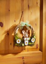 Wilgenkrans met konijntjes 
