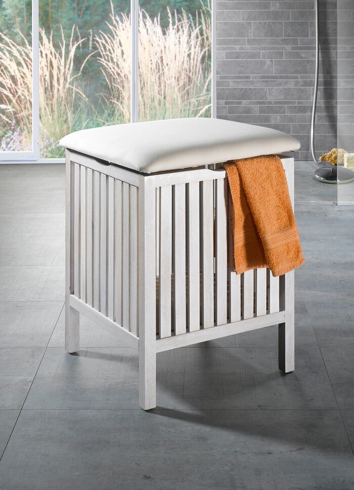 Badkamerkruk gemaakt van massief walnoothout 