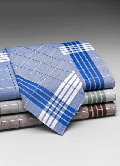 Heren-stoffen zakdoekjes 