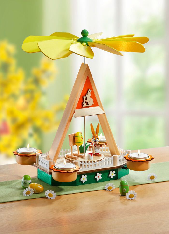 Tafelpiramide van hout 