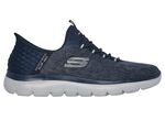 SKECHERS, herensneakers, met gegoten instaphak 