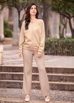 Blouson met elastische tailleband 