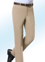 Broek "Klaus models" met riem in 5 kleuren BEIGE