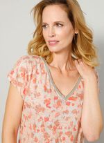 Overhemd met decoratief lint 