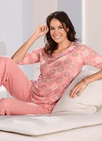 Pyjama met 3/4-mouwen en 7/8-broek 