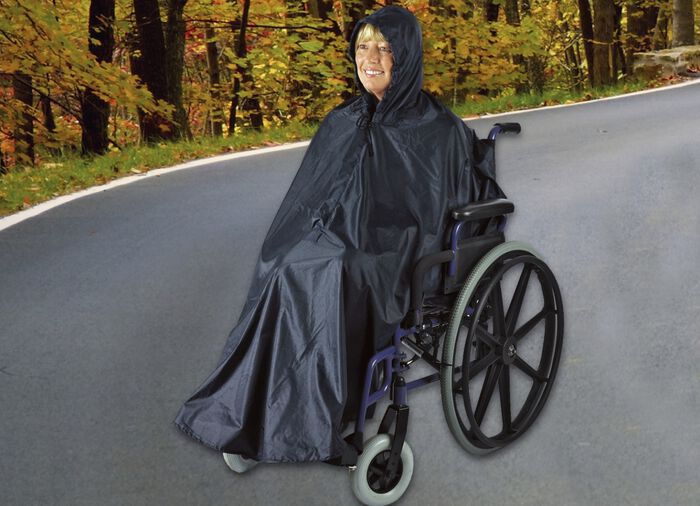 Regencape voor rolstoel 