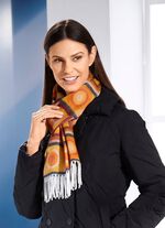 Sjaal met geometrische vormen 