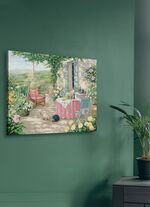 Canvasdoek op spanraam 