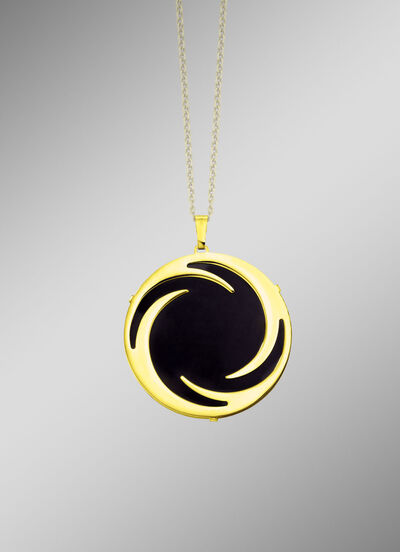 Moderne hanger met onyx 