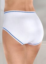 Verpakking van zeven slips met contrasterende biezen 