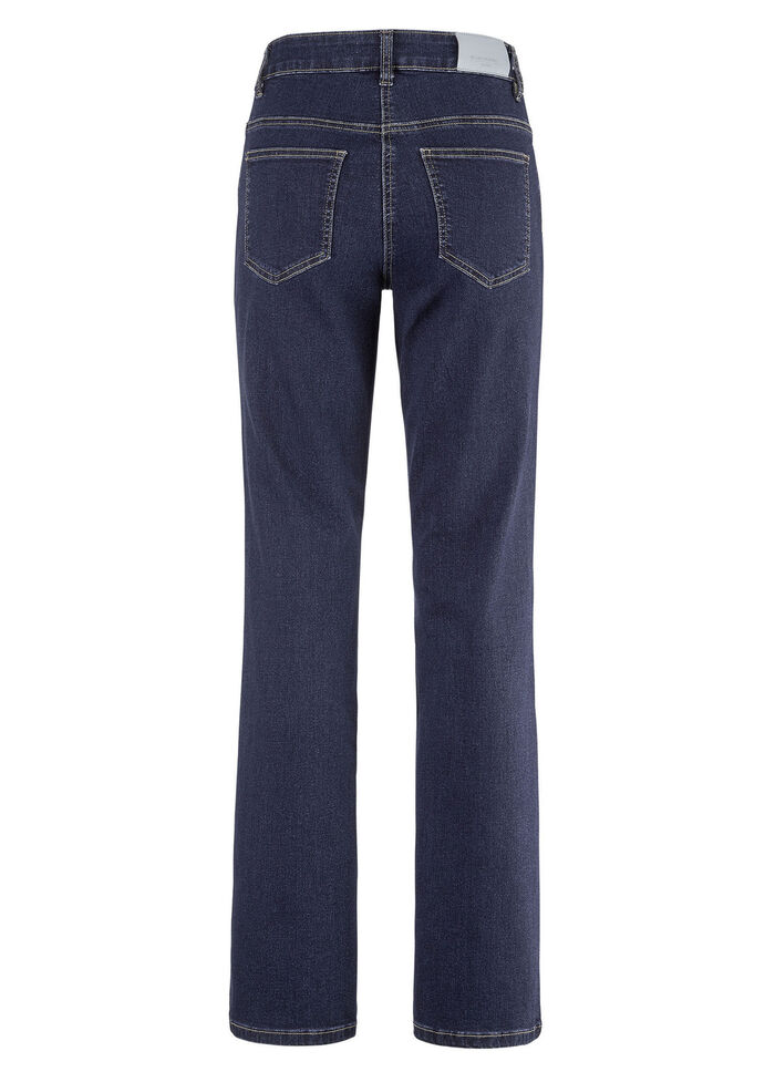 Luxe jeans met decoratieve strass steentjes 