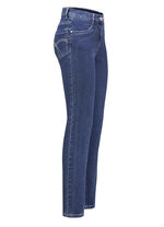 Power stretch jeans DONKERBLAUW