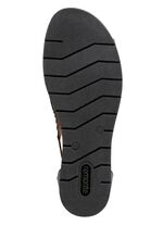 Sandaal met klittenbandsluiting ZWART