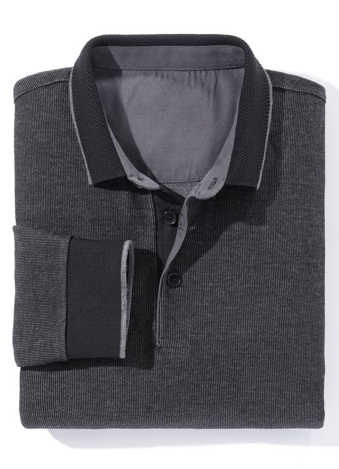 Poloshirt in 3 kleuren ZWART