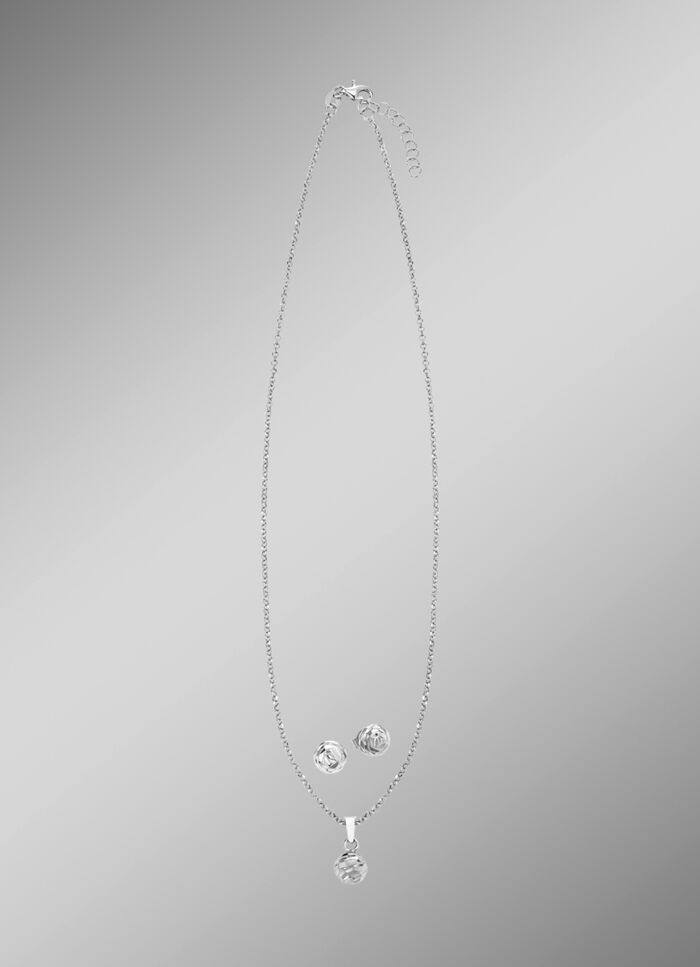 Prachtige 2-delige zilveren sieradenset 