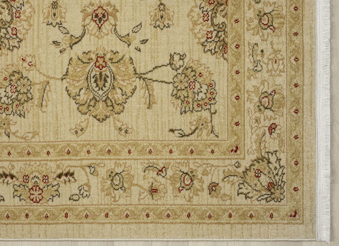 Brug en tapijten met oosterse uitstraling CREME