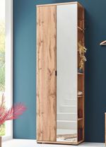 Moderne garderobekast in Wotan eikenhout 