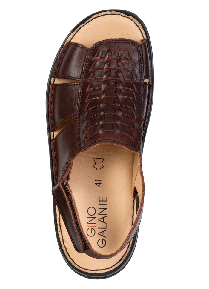 GINO GALANTE, lichte herensandalen, gemaakt van leer 