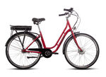 Tijdloze, elegante stads-e-bike met comfortabele eigenschappen ROT